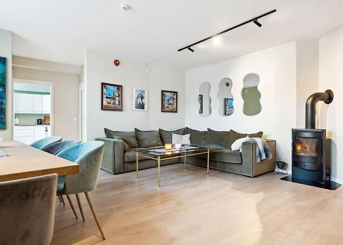 Сasa de vacaciones Sjarmerende Med Utsikt, Spa-bad Og Park Bergen